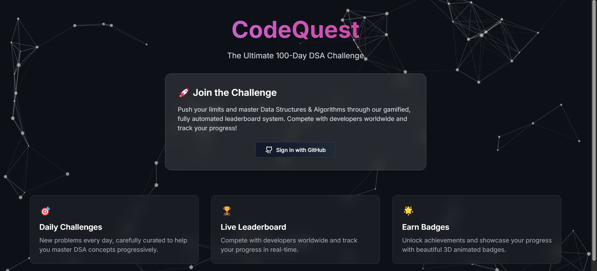 CodeQuest 100-Day DSA Challenge